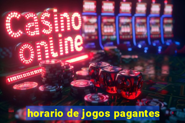 horario de jogos pagantes